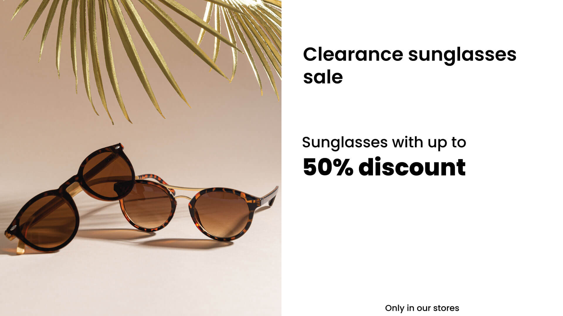 Clearance sunglasses sale