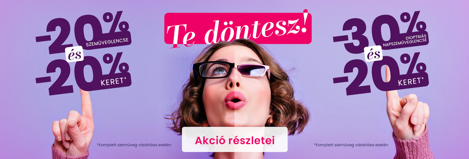 Ideje, hogy a szemüveged is szintet lépjen - Te döntesz!